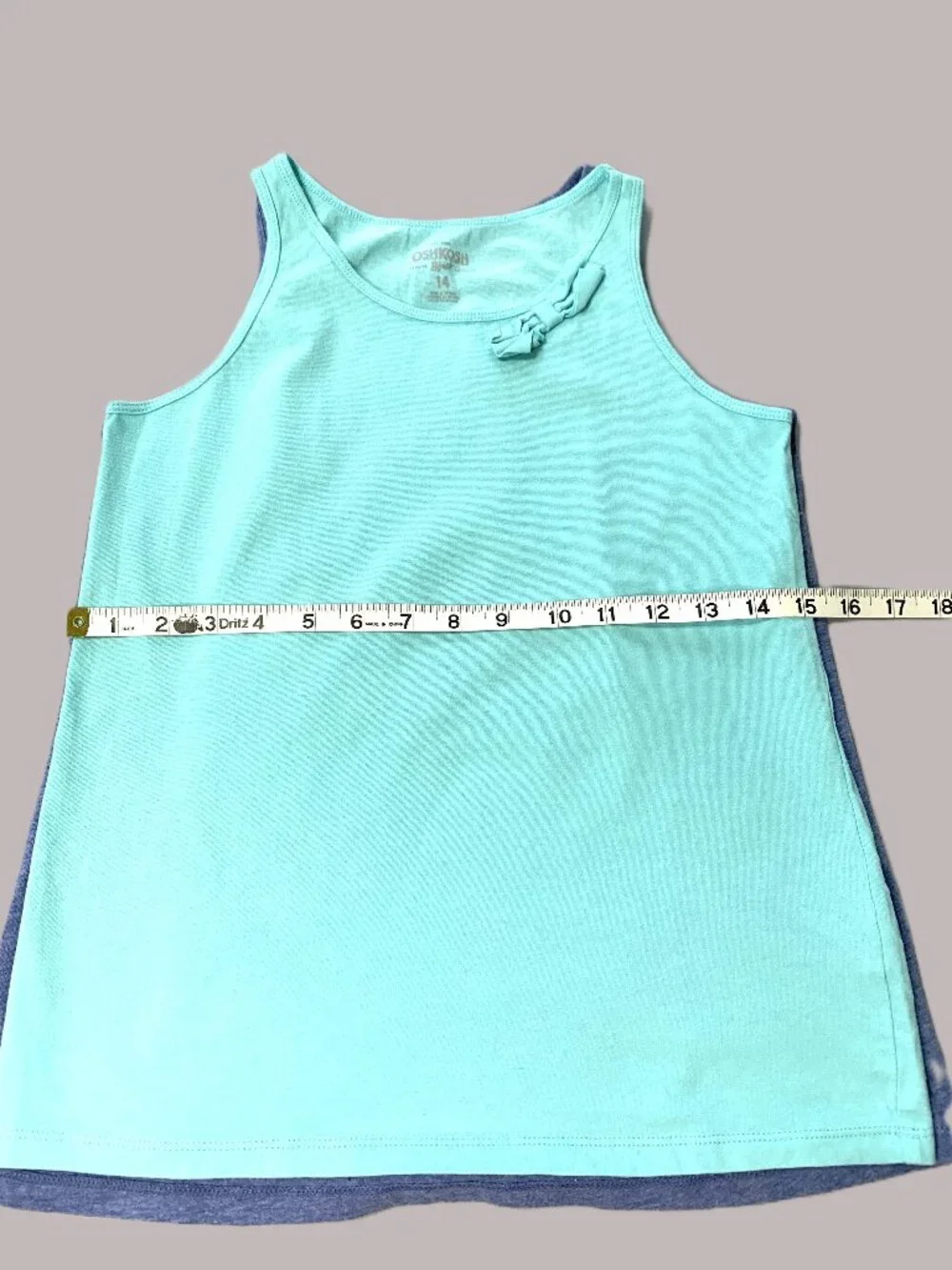 4 Piece Girl Set 2 DKNY Shorts 2 Tank Tops Children's Place Osh Kosh Size 14-16